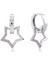 Pink Zirconia Taşlı Mini Yıldız Küpe 1