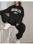 Brooklyn Mavi Jogger Beyaz Sweatshirt Alt Üst Eşofman Takımı Oversize Bisiklet Yaka 4