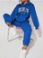 Jogger Beyaz Sweatshirt Alt Üst Eşofman Takımı Oversize Bisiklet Yaka 4