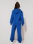 Jogger Beyaz Sweatshirt Alt Üst Eşofman Takımı Oversize Bisiklet Yaka 5