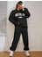 Brooklyn Mavi Jogger Beyaz Sweatshirt Alt Üst Eşofman Takımı Oversize Bisiklet Yaka 1