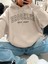 Brooklyn New York Baskılı Bisiklet Yaka Ünisex Oversize Sweatshirt 1