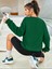 Houston Baskılı Bisiklet Yaka Ünisex Oversize Sweatshirt 2
