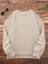 I'am Cold Baskılı Bej Bisiklet Yaka Ünisex Oversize Sweatshirt 2