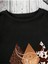 Unisex Bisiklet Yaka Baskılı Oversize Kesim Sweatshirt 2