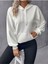 Lovely Baby Baskılı Ünisex Beyaz Kapüşonlu Oversize Sweatshirt 3