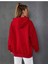 Bhvr Baskılı Ünisex Kapüşonlu Oversize Sweatshirt 2