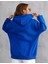 Bhvr Baskılı Ünisex Kapüşonlu Oversize Sweatshirt 2