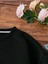 Papatya Baskılı Oversiz Bisiklet Yaka Kadın Sweatshirt 5
