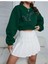 Kedi Dostu Baskılı Bisiklet Yaka Ünisex Oversize Sweatshirt 2