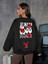 Always Good Mood Baskılı Bisiklet Yaka Ünisex Siyah Oversize Sweatshirt 1
