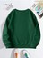 Akrep Baskılı Yeşil Bisiklet Yaka Kadın Sweatshirt 2