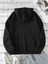 Naturally Baskılı Ünisex Siyah Kapüşonlu Oversize Sweatshirt 3