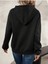 Love Is All You Need Baskılı Ünisex Siyah Kapüşonlu Oversize Sweatshirt 2