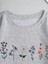 Unisex Çiçek Baskılı Bisiklet Yaka Sweatshirt 5
