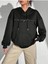 Energetic Baskılı Ünisex Siyah Kapüşonlu Oversize Sweatshirt 1