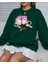 Milli Voleybol Takımı Vargas Filenin Sultanları Bisiklet Yaka Nefti Yeşil Ünisex Oversize Sweatshirt 1