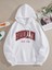 Brooklyn New York Baskılı Ünisex Kapüşonlu Oversize Sweatshirt 1