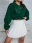 Kedi Dostu Baskılı Bisiklet Yaka Ünisex Oversize Sweatshirt 2