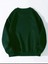 Yeni Yıl Basklı Bisiklet Yaka Yeşil Ünisex Oversize Sweatshirt 4
