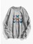 Kadın Beyaz Wild And Free Kelebek Baskılı 3iplik Sweatshirt 1