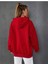Bhvr Baskılı Ünisex Kapüşonlu Oversize Sweatshirt 2