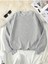 Köpek Dostu Baskılı Bisiklet Yaka Oversize Sweatshirt 2