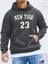 Erkek New York Kapüşonlu Oversize Swetshirt 1