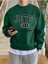Jets Fly Bisiklet Yaka Ünisex Yeşil Oversize Sweatshirt 1