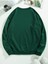 Jets Fly Bisiklet Yaka Ünisex Yeşil Oversize Sweatshirt 2