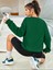 Houston Baskılı Bisiklet Yaka Ünisex Oversize Sweatshirt 2