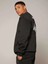 Brooklyn 1898 Bisiklet Yaka Ünisex Siyah Oversize Sweatshirt 2