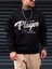 Player 75 Baskılı Bisiklet Yaka Ünisex Siyah Oversize Sweatshirt 1