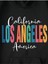 Los Angeles America Baskılı Ünisex Siyah Kapüşonlu Oversize Sweatshirt 2