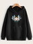 Unisex Brain Rick Baskılı Sweatshirt 1