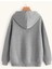 Kadın Oversize Kaktüs Baskılı Siyah Sweatshirt 2