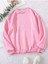 Coffee Baskılı Bisiklet Yaka Unisex Kadın Oversize Sweatshirt 2