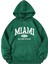 Mıamı Since 1896 Baskılı Ünisex Kapüşonlu Oversize Sweatshirt 1