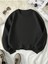 Köpek Dostu Baskılı Bisiklet Yaka Oversize Sweatshirt 2