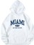 Mıamı Since 1896 Baskılı Ünisex Kapüşonlu Oversize Sweatshirt 1