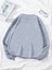 Kedi Kahve Baskılı Oversize Sıfır Yaka Sweatshirt 2