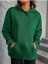 Kadın Yeşil Kiss Me Oversize Kapşonlu Sweatshirt 4