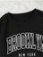 Brooklyn New York Baskılı Bisiklet Yaka Ünisex Oversize Sweatshirt 2