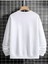 Varoluş Baskılı Bisiklet Yaka Ünisex Oversize Sweatshirt 2
