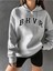 Bhvr Baskılı Ünisex Kapüşonlu Oversize Sweatshirt 1