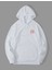 Beyaz See Good Baskılı Oversize Kapüşonlu Sweatshirt 2