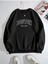 Bisiklet Yaka Ünisex Oversize Sweatshirt 1
