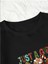 New Years Baskılı Bisiklet Yaka Siyah Ünisex Oversize Sweatshirt 3