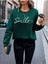 Smile Baskılı Bisiklet Yaka Unisex Oversize Sweatshirt 4