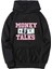 Money Talks Baskılı Oversize Sweatshirt 1